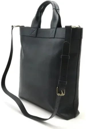 Burberry Dames, Pre-owned, Grijs, Maat: ONE Size Leer