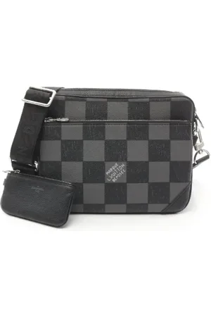 LOUIS VUITTON Dames, Pre-owned, Zwart, Maat: ONE Size Leer