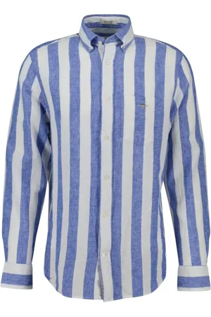 GANT Heren, Overhemden, Blauw, Maat: XL Katoen