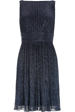 Swing Dames, Jurken, Blauw, Maat: 2XL