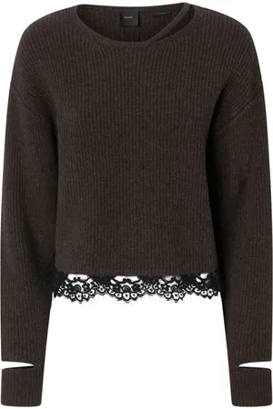 Pinko Dames, Truien, Bruin, Maat: M