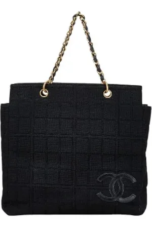 CHANEL Dames, Pre-owned, Zwart, Maat: ONE Size Leer