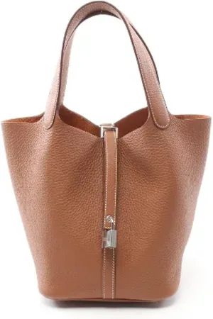 Hermès Dames, Pre-owned, Bruin, Maat: ONE Size Leer