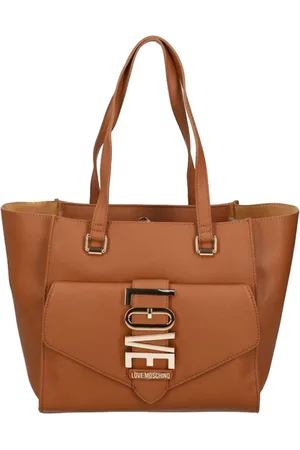 Moschino Dames, Tassen, Bruin, Maat: ONE Size Leer