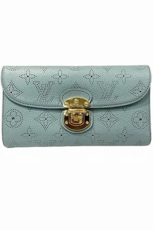 LOUIS VUITTON Dames, Pre-owned, Blauw, Maat: ONE Size Leer
