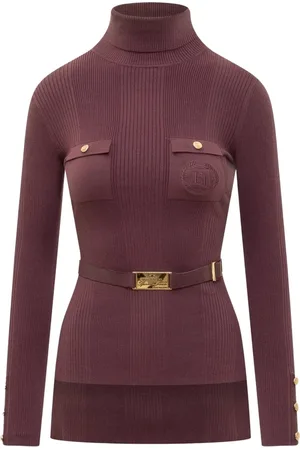 Elisabetta Franchi Dames, Truien, Rood, Maat: L