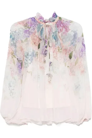 ZIMMERMANN Dames, Blouses & Shirts, Veelkleurig, Maat: S Viscose
