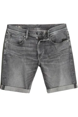 G-Star Heren, Korte broeken, Grijs, Maat: W32 Denim