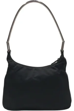 Prada Dames, Pre-owned, Zwart, Maat: ONE Size Leer
