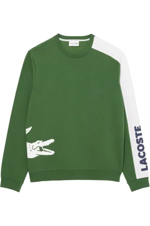 Lacoste Heren, Sweatshirts & Hoodies, Groen, Maat: S Katoen