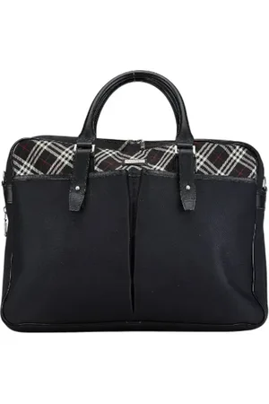 Burberry Dames, Pre-owned, Zwart, Maat: ONE Size Leer