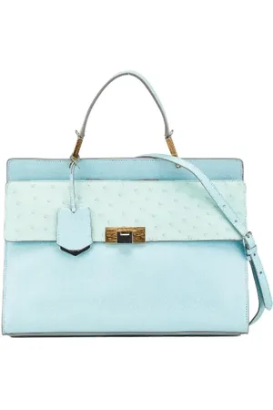 Balenciaga Dames, Pre-owned, Blauw, Maat: ONE Size Leer