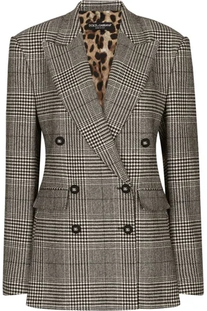 Dolce & Gabbana Dames, Jassen, Grijs, Maat: XS Wol