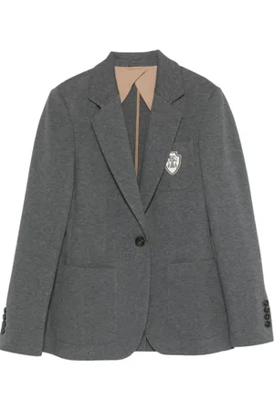 Brunello Cucinelli Dames, Jassen, Grijs, Maat: M Katoen
