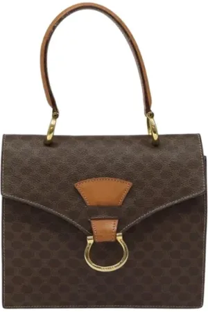 Céline Dames, Pre-owned, Bruin, Maat: ONE Size Leer