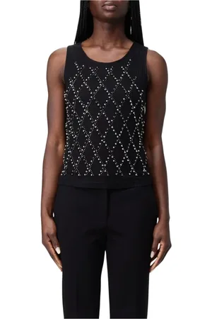 Twin-Set Dames, Tops, Zwart, Maat: XS