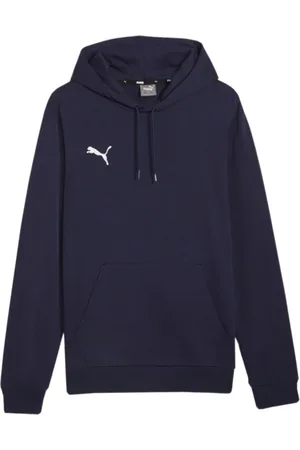 PUMA Heren, Sweatshirts & Hoodies, Blauw, Maat: L Katoen