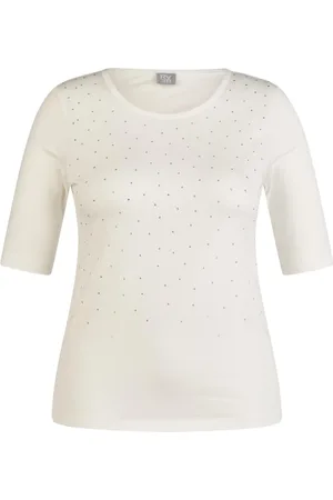 Rabe Dames, Tops, Wit, Maat: M