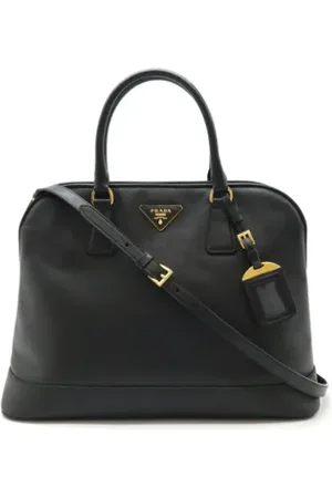 Prada Dames, Pre-owned, Zwart, Maat: ONE Size Leer