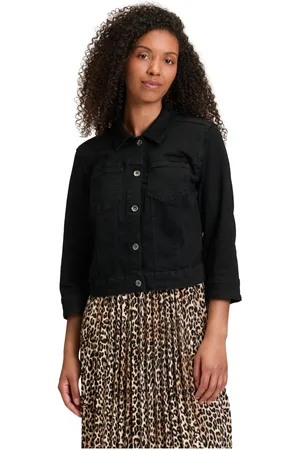 Betty Barclay Dames, Jassen, Zwart, Maat: 3XL Denim