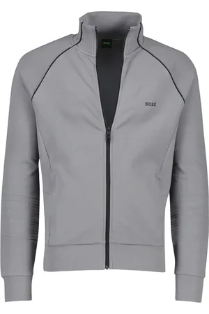 HUGO BOSS Heren, Sweatshirts & Hoodies, Grijs, Maat: 5XL Katoen