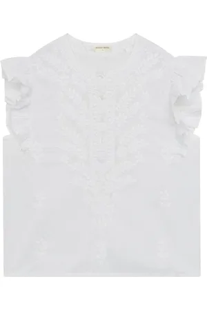 MAISON HOTEL Dames, Blouses & Shirts, Wit, Maat: S