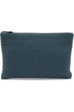 Bottega Veneta Dames, Pre-owned, Blauw, Maat: ONE Size Leer
