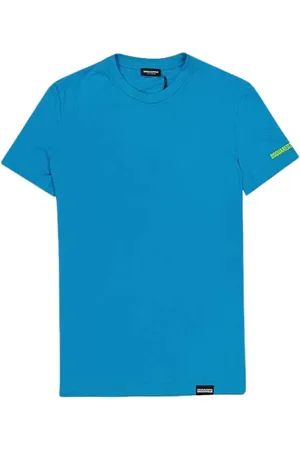 Dsquared2 Heren, Tops, Blauw, Maat: L Katoen