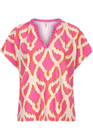Esqualo Dames, Blouses & Shirts, Veelkleurig, Maat: M