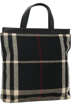 Burberry Dames, Pre-owned, Zwart, Maat: ONE Size Leer