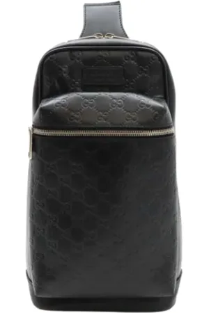 Gucci Dames, Pre-owned, Zwart, Maat: ONE Size Leer