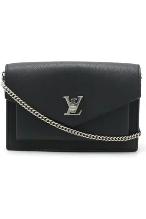 LOUIS VUITTON Dames, Pre-owned, Zwart, Maat: ONE Size Leer