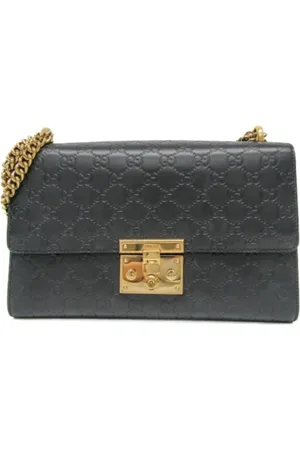 Gucci Dames, Pre-owned, Zwart, Maat: ONE Size Leer