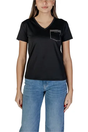 Liu Jo Dames, Tops, Zwart, Maat: XL Katoen