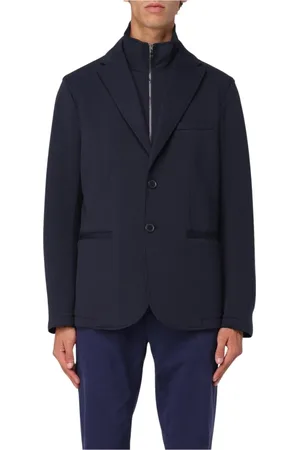 Armani Exchange Heren, Jassen, Blauw, Maat: S