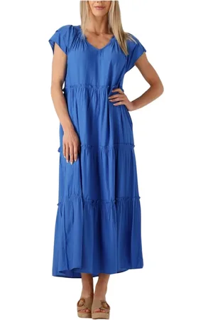 Co`Couture Dames, Jurken, Blauw, Maat: XL Denim