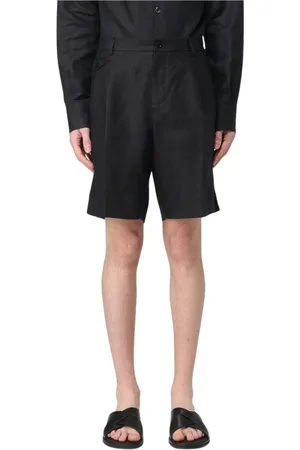 Dolce & Gabbana Heren, Korte broeken, Zwart, Maat: L Linnen