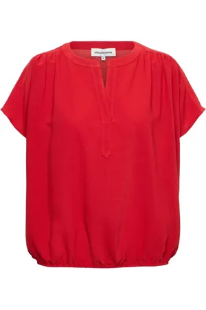 &Co Woman Dames, Blouses & Shirts, Rood, Maat: L Poliester