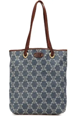 Céline Dames, Pre-owned, Blauw, Maat: ONE Size Leer
