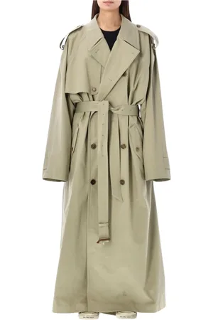 Balenciaga Heren, Mantels, Groen, Maat: M Katoen