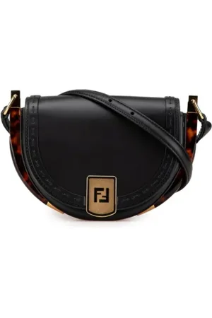 Fendi Dames, Pre-owned, Zwart, Maat: ONE Size Leer