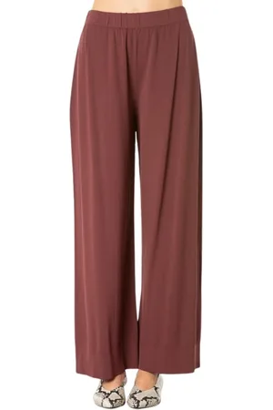 LIVIANA CONTI Dames, Broeken, Bruin, Maat: L Viscose