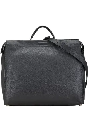 Fendi Dames, Pre-owned, Zwart, Maat: ONE Size Leer