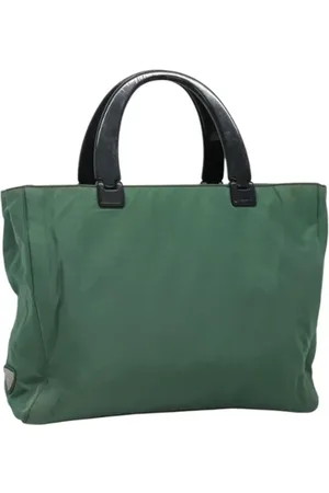 Prada Dames, Pre-owned, Groen, Maat: ONE Size Nylon