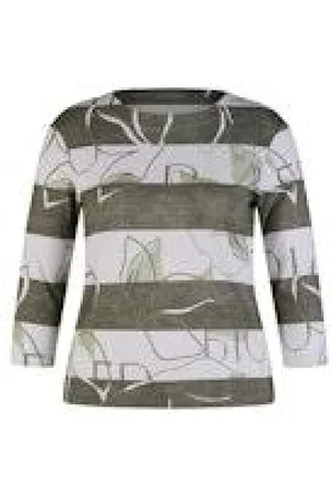 Rabe Dames, Tops, Groen, Maat: 3XL