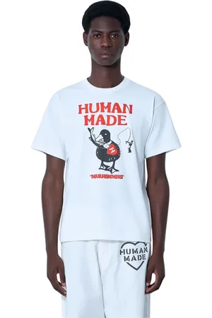 HUMAN MADE Heren, Tops, Wit, Maat: XL Katoen