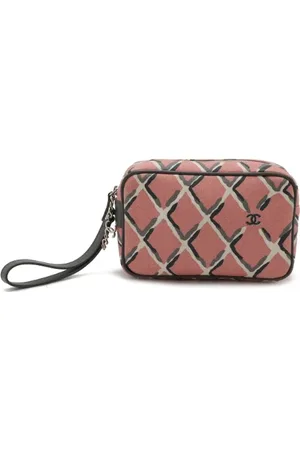 CHANEL Dames, Pre-owned, Roze, Maat: ONE Size Leer