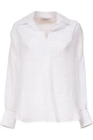 ERMANNO SCERVINO Dames, Blouses & Shirts, Wit, Maat: M Viscose