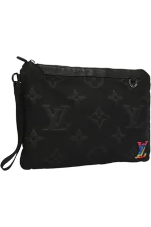 LOUIS VUITTON Dames, Pre-owned, Zwart, Maat: ONE Size Nylon