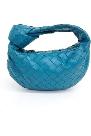 Bottega Veneta Dames, Pre-owned, Blauw, Maat: ONE Size Leer